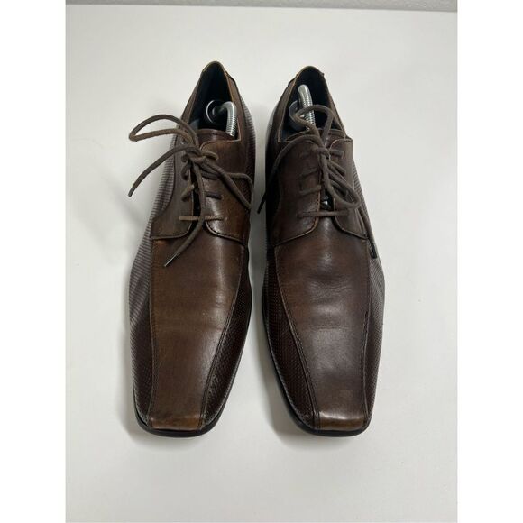 Kenneth Cole Set Your Clock Brown Dress Shoes
Size 9,5M - Picture 3 of 15